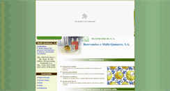 Desktop Screenshot of multi-quimicos.com